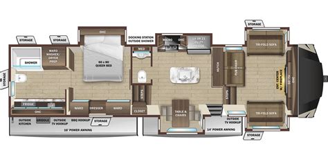 2 Bedroom Rv Floor Plans | Taraba Home Review