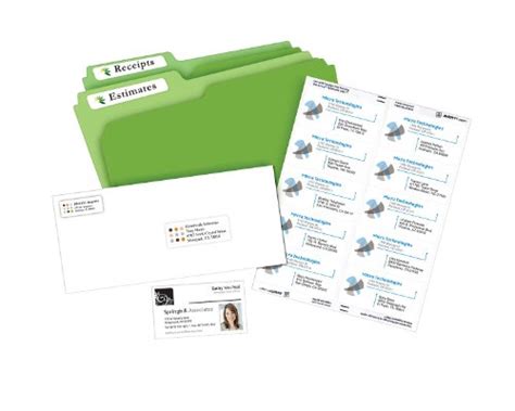 Avery File Folder Labels for Laser and Inkjet Printers, 0.6 x 3.43 ...