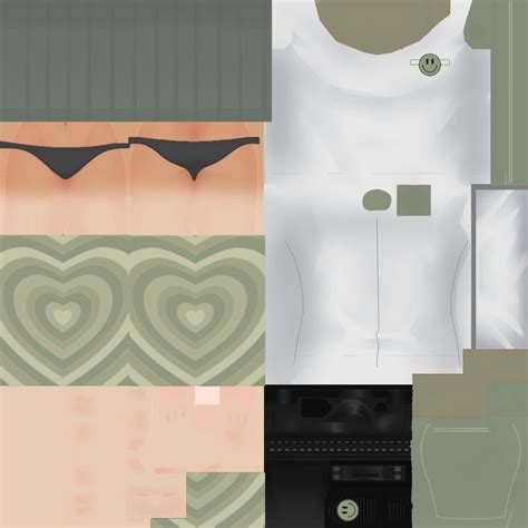 Sage green yandere simulator uniform!! | Yandere simulator, Yandere ...