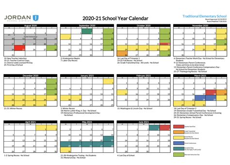 Calendar – West Jordan Elementary