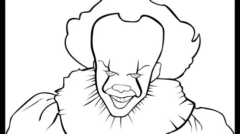 30+ Top For Pennywise Face Outline - Mandy Zimmerman | Drawing Ideas