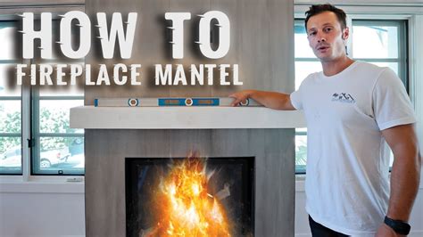 How To Install a FIREPLACE MANTEL Like A PRO - YouTube