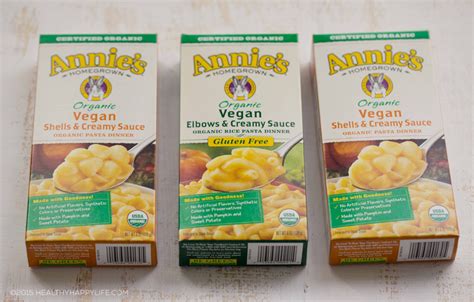 New Vegan Mac & Cheese from Annie's - HealthyHappyLife.com