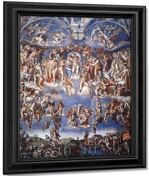 Last Judgment By Michelangelo Buonarroti Reproduction from Cutler Miles