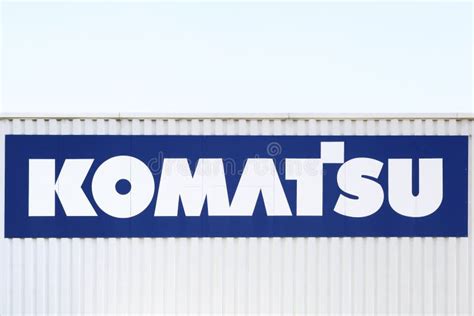 Komatsu logo on a wall editorial image. Image of japanese - 127423825