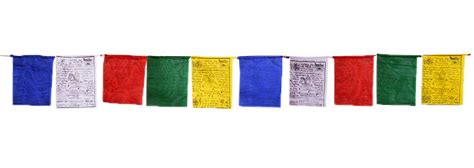 Multicolor Buddhist Prayer Flags