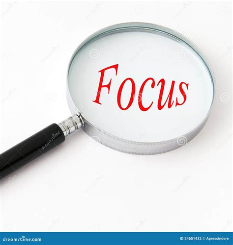 Magnifying Glass With Focus Stock Photo | CartoonDealer.com #24651432