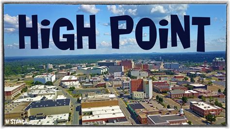 High Point, NC 4K (DJI Mavic Pro Footage) 9th Largest City in NC/ Home ...