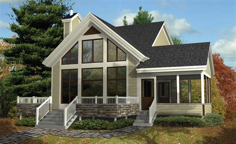 Lake House Floor Plans With Loft - Small House CH45 | Modern house ...