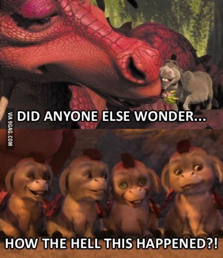 SHREK LOGIC: Donkey + Dragon = Creepy Hybrid Donkey Dragon Babies ...