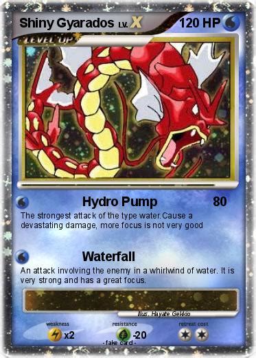 Pokémon Shiny Gyarados 17 17 - Hydro Pump - My Pokemon Card