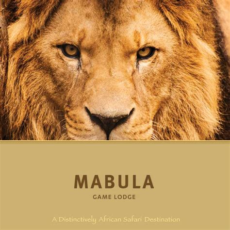 Mabula Game Lodge Brochure.pdf | DocDroid