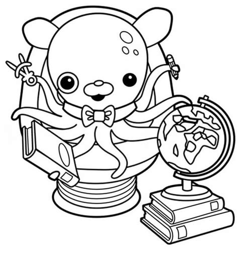 Professor Inkling Octonauts Coloring Pages - Coloring Cool