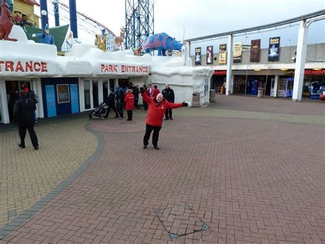 The Pleasure Beach at Blackpool Lancashire England | Blackpool ...