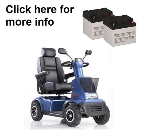 Afikim Breeze 3 and 4 Wheel Scooter Battery (2 Batteries)