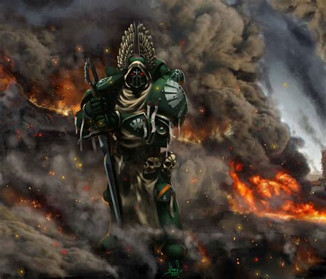 Dark Angels - Art by Egor Bokievets - 40K Gallery