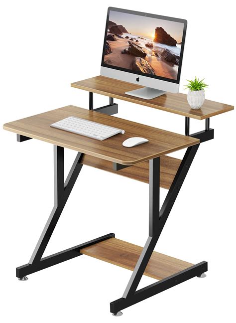 Buy Dripex Computer Desk for Small Spaces, Z Shaped Small Computer Desk ...