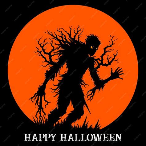 Premium Vector | Happy halloween vector illustration halloween zombie ...