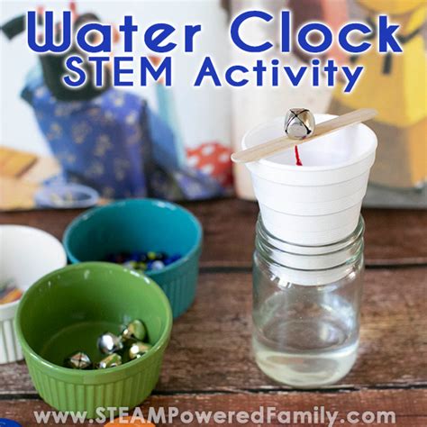 Water Clock Easy STEM Activity For Elementary and Middle Grade