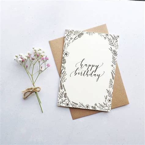 Are you interested in our Happy Birthday card? With our modern ...