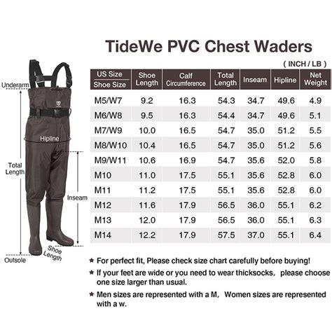 Fishing Chest Waders with Bootfoot | PVC Wader - TideWe