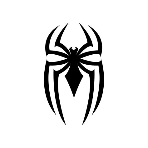 abstract spider logo icon black design 2373434 Vector Art at Vecteezy