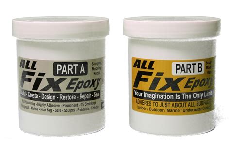 All-Fix 2 Part Epoxy Putty 3/4 Lb. Kit All Purpose 1001 Uses : Amazon ...