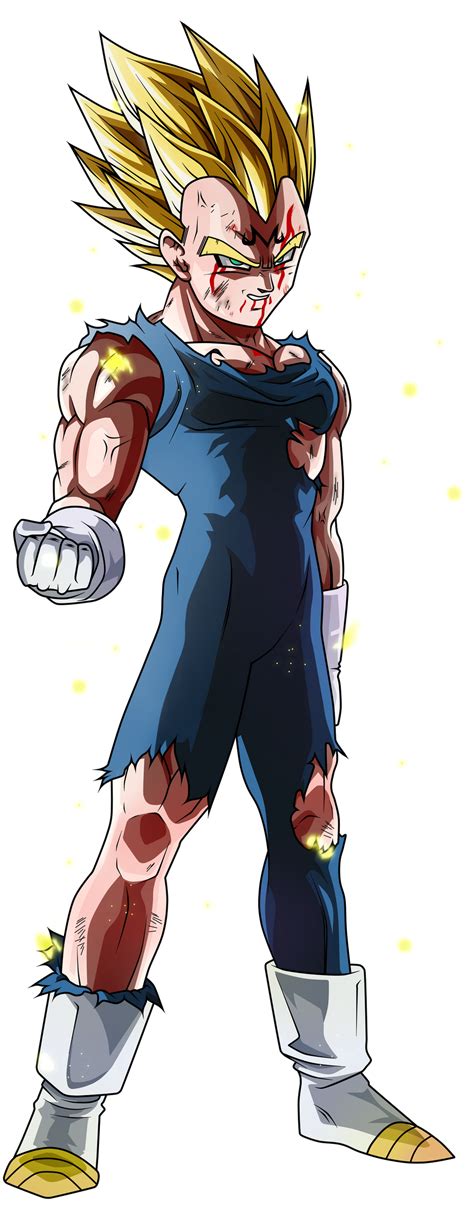 Majin Vegeta Png Majin Vegeta Dokkan Art Transparent Png Download ...