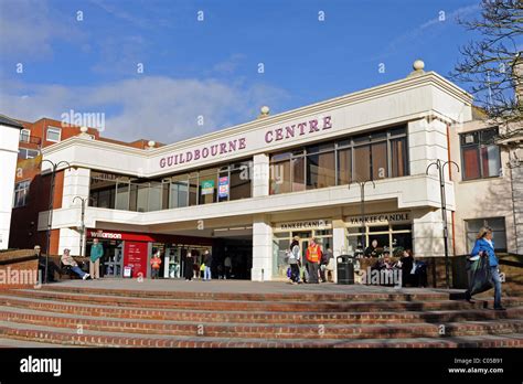 The Guildbourne Centre shopping mall in Worthing West Sussex UK Stock ...