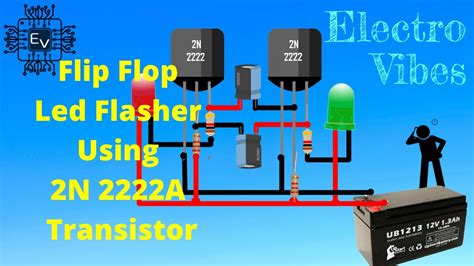 Flip Flop Led Flasher Circuit Using 2n 2222a Transistor | Free Nude ...