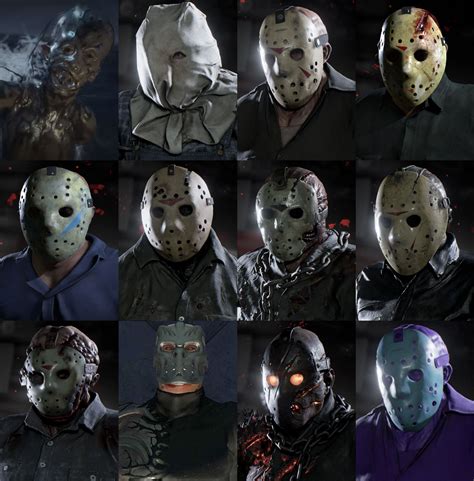 Friday The 13th Game Jason Voorhees Skins by MnstrFrc on DeviantArt