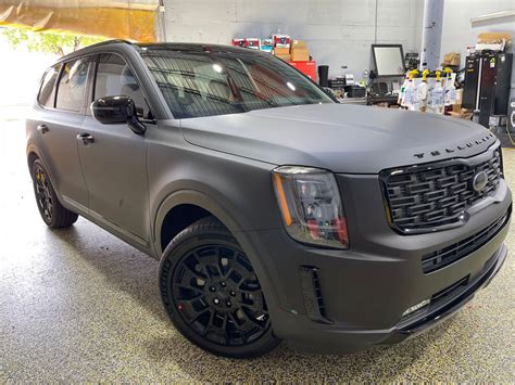 Kia Telluride 2021 SX - Black Matte | Kia, Dream cars, Suv cars