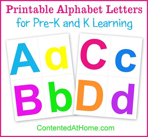 Free Alphabet Letters Printable