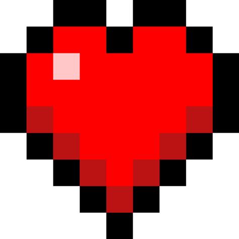 Minecraft Heart Printable