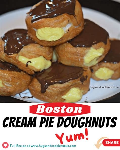 Boston Cream Pie Donuts