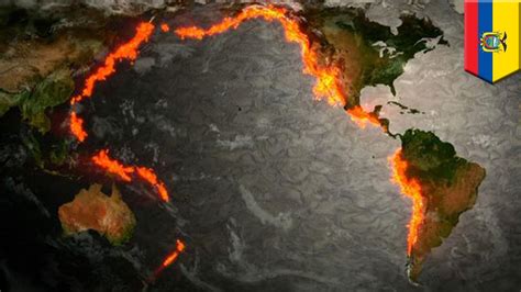 Ring of Fire: Earthquakes and volcanic eruptions around the Pacific ...