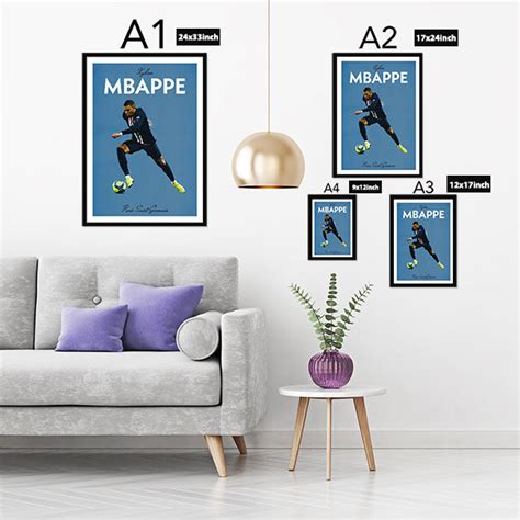 Kylian Mbappe Posters & Frames – JS Sports Prints & Frames