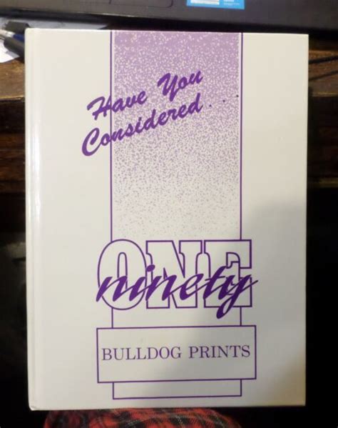 1990-1991 Baldwin High School Baldwin City Kansas Yearbook "Bulldog ...