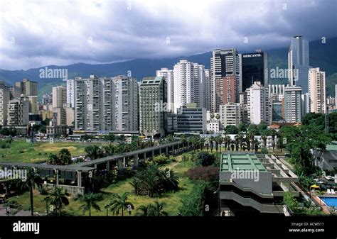 Skyline of Downtown Caracas Venezuela Stock Photo - Alamy