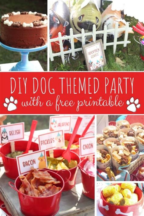 Adorable DIY Dog Themed Birthday Party