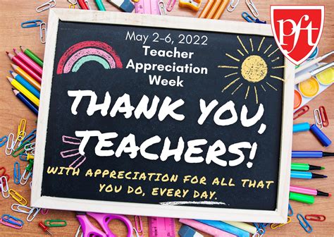 Happy Teacher Appreciation Week! | Philadelphia Federation of Teachers