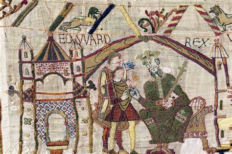 The Bayeux Tapestry's main characters, William, Edward, Harold and Odo