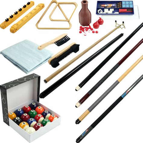 Shop 32-piece Billiard Cue Sticks and Accessories Set with Eight-foot ...