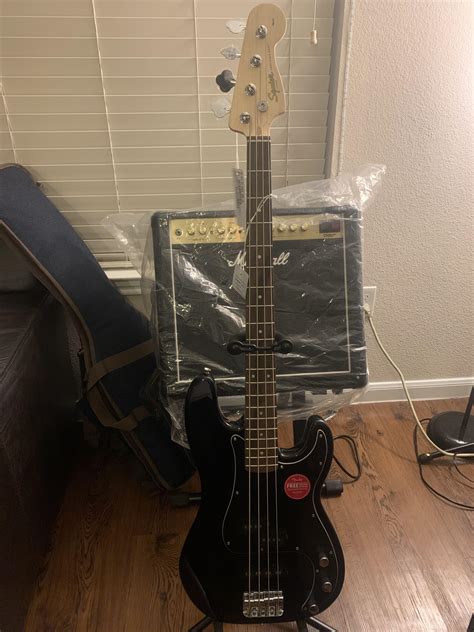 My first bass! A Squier : r/BassGuitar