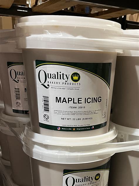 Maple Icing – 22# | Quality Bakery Products