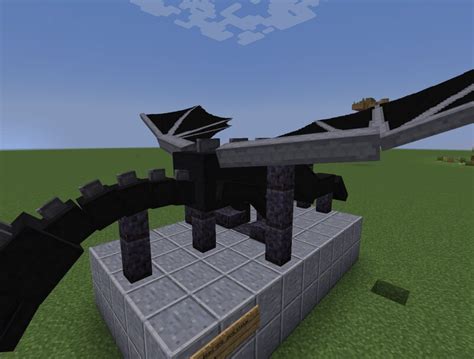 Small Ender Dragon Statue WorldEdit Schematic Minecraft Map