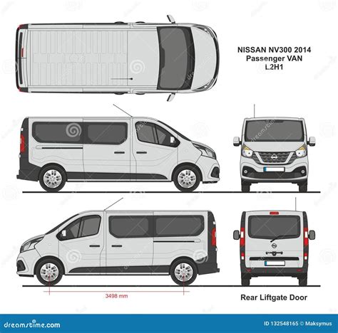 Nissan NV300 Passenger Van L2H1 2014 Editorial Image - Illustration of ...