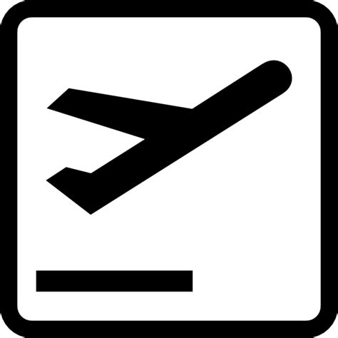 Departures Airport Sign Clip Art at Clker.com - vector clip art online ...