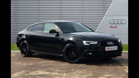 KP66PGV AUDI A5 SPORTBACK TFSI S LINE BLACK EDITION PLUS BLACK 2016 ...