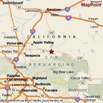 Where is Lucerne Valley, California? see area map & more